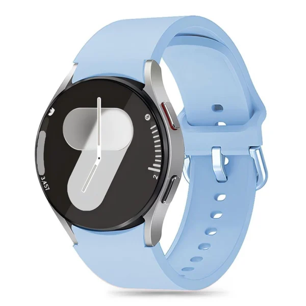 Tech-Protect Silicone Strap for Samsung Galaxy Watch 4 / 5 / 5 Pro / 6 / 7 / FE - Blueeng