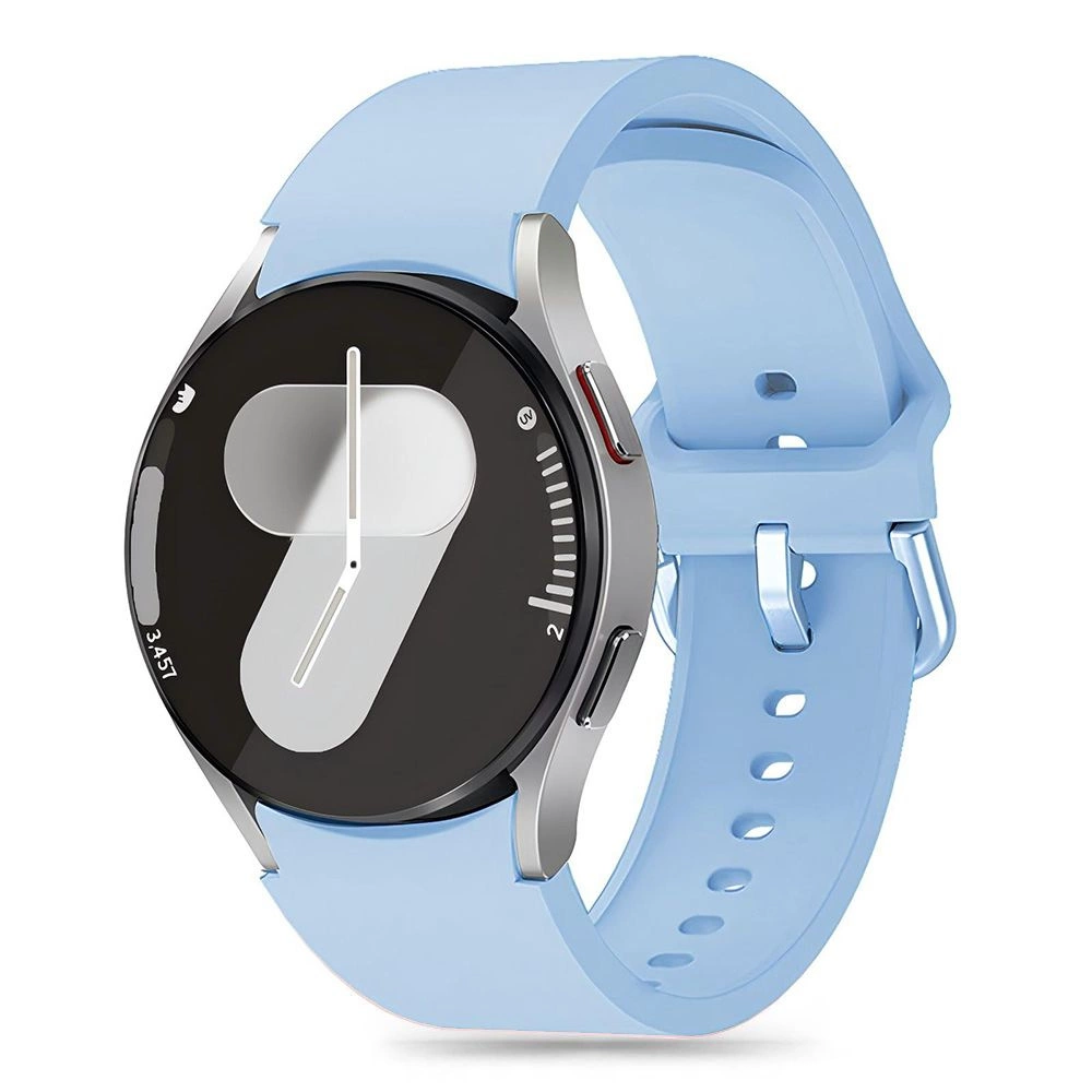 Tech-Protect Silicone Strap for Samsung Galaxy Watch 4 / 5 / 5 Pro / 6 / 7 / FE - Blueeng
