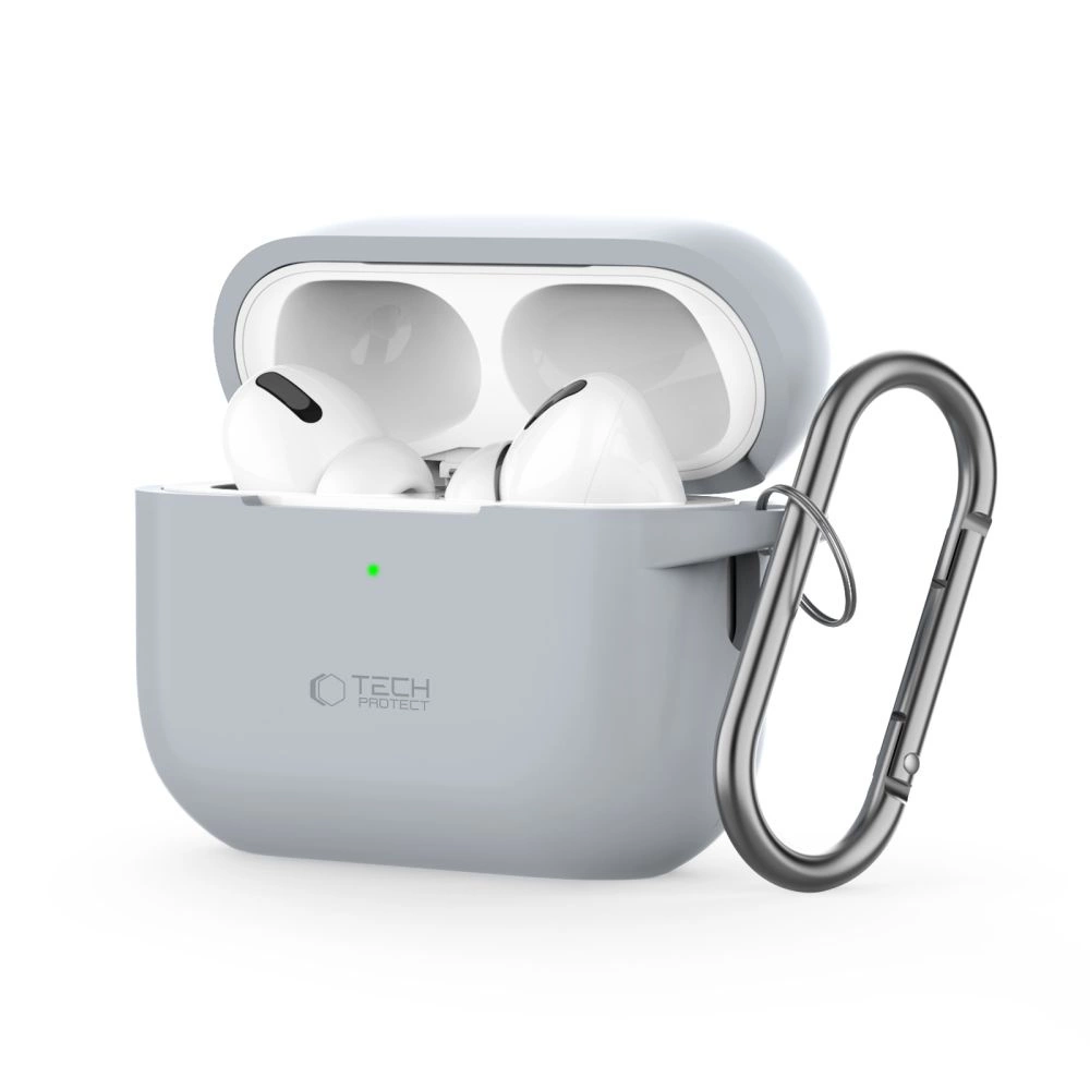 Tech-Protect Silicone Hook Case for Apple AirPods Pro 1 / 2 - Grayeng