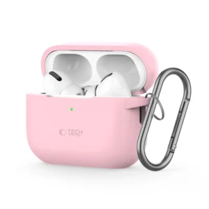 Tech-Protect Silicone Hook Case for Apple AirPods Pro 1 / 2 - Pinkeng
