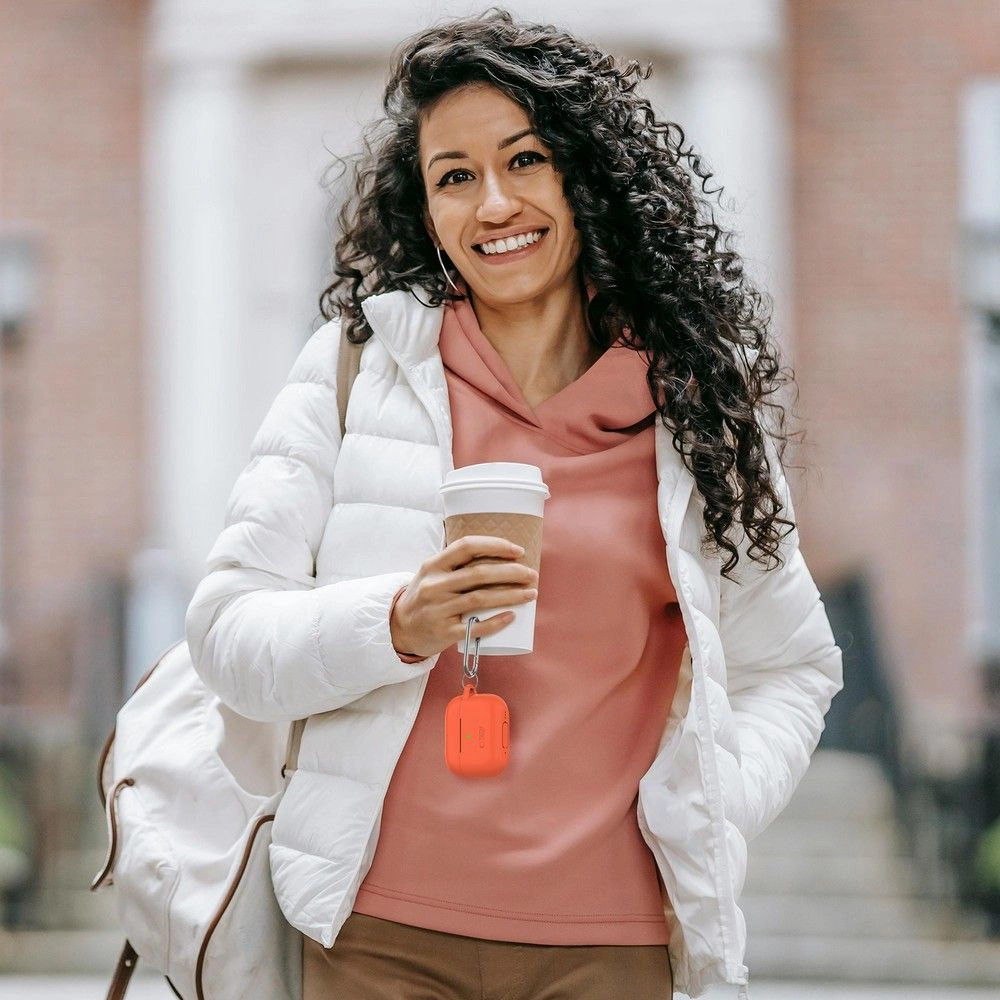 Tech-Protect Silicone Hook Case for Apple AirPods Pro 1 / 2 - Pinkeng