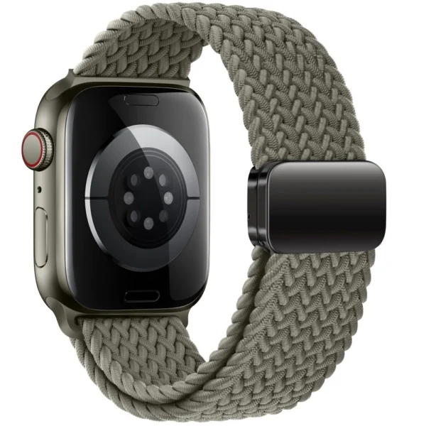 Tech-Protect Nylonmag Strap for Apple Watch 4 / 5 / 6 / 7 / 8 / 9 / SE / Ultra 1 / 2 (42 / 44 / 45 / 49 MM) - Greeneng