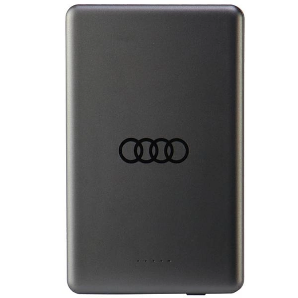 Powerbank Audi Big Logo MagSafe inductive 15W 5000mAh - grayeng