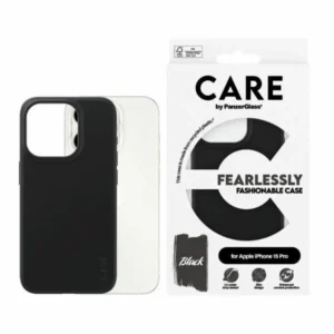 CARE by PanzerGlass Fearlessly Fashionable Case for iPhone 15 Pro - Blackeng