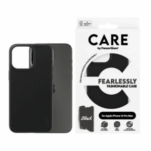 CARE by PanzerGlass Fearlessly Fashionable Case for iPhone 15 Pro Max - Blackeng