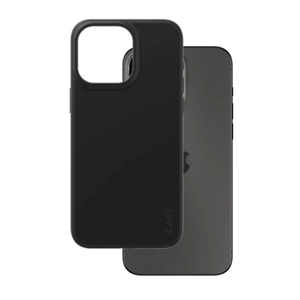CARE by PanzerGlass Fearlessly Fashionable Case for iPhone 15 Pro Max - Blackeng