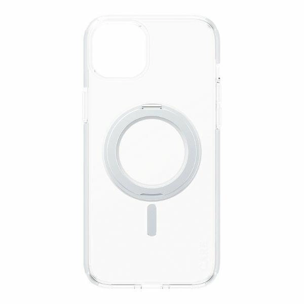 CARE by PanzerGlass Kickstand Case MagSafe for iPhone 15 Plus - silvereng