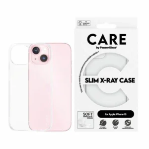 CARE by PanzerGlass Slim X-Ray Case for iPhone 15 - Cleareng