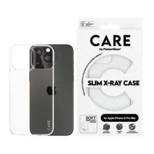 CARE by PanzerGlass Slim X-Ray Case for iPhone 15 Pro Max - Cleareng