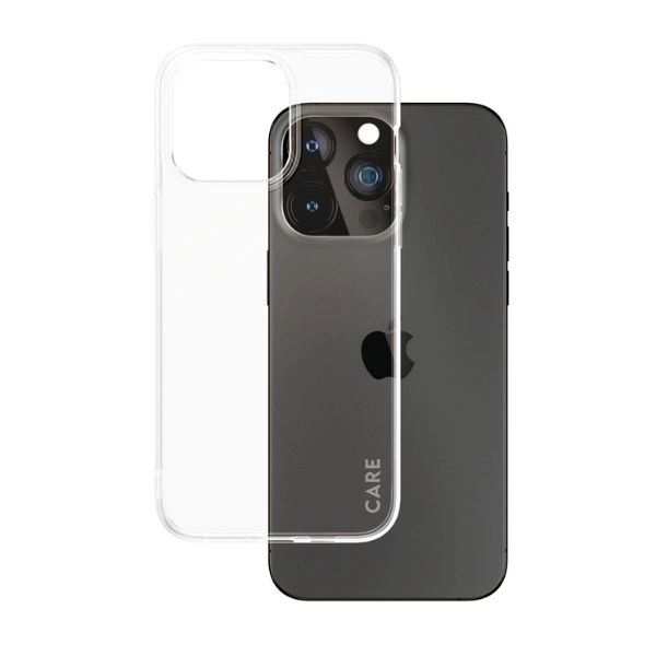 CARE by PanzerGlass Slim X-Ray Case for iPhone 15 Pro Max - Cleareng