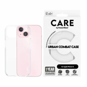 CARE by PanzerGlass Urban Combat Case for iPhone 15 - transparenteng