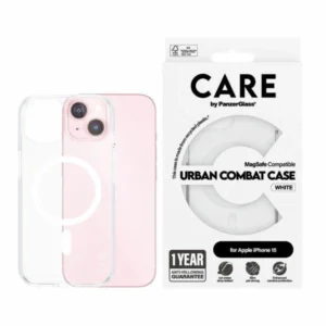 CARE by PanzerGlass Urban Combat Case MagSafe for iPhone 15 - Whiteeng