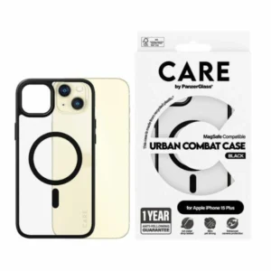 CARE by PanzerGlass Urban Combat Case MagSafe for iPhone 15 Plus - Blackeng