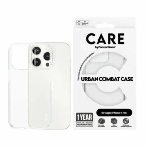 CARE by PanzerGlass Urban Combat Case for iPhone 15 Pro - Cleareng
