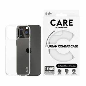 CARE by PanzerGlass Urban Combat Case for iPhone 15 Pro Max - Cleareng