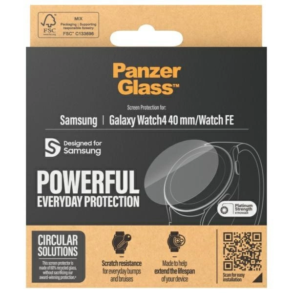 175981_4 PanzerGlass tempered glass for Samsung Galaxy Watch 4 (40mm)eng