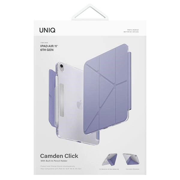 Uniq Camden Click Case for iPad Air 11" (2024) - Purpleeng