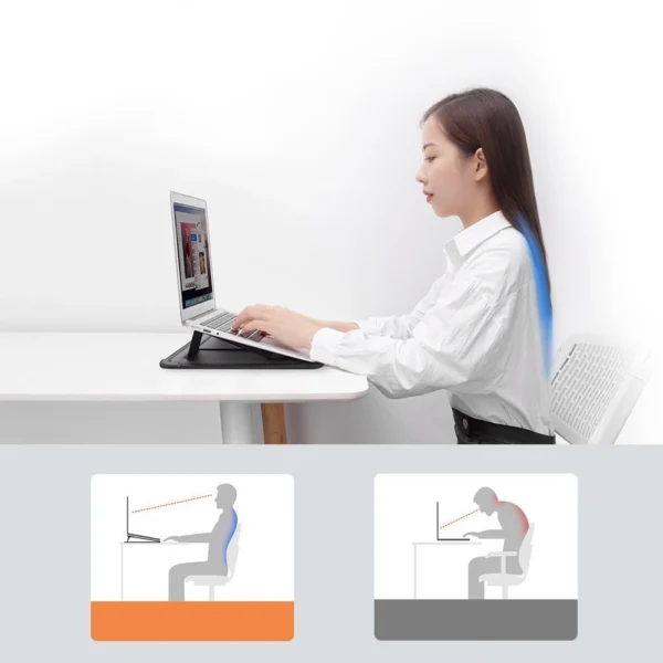 Nillkin Versatile laptop sleeve up to 14" with stand and mouse pad - grayeng