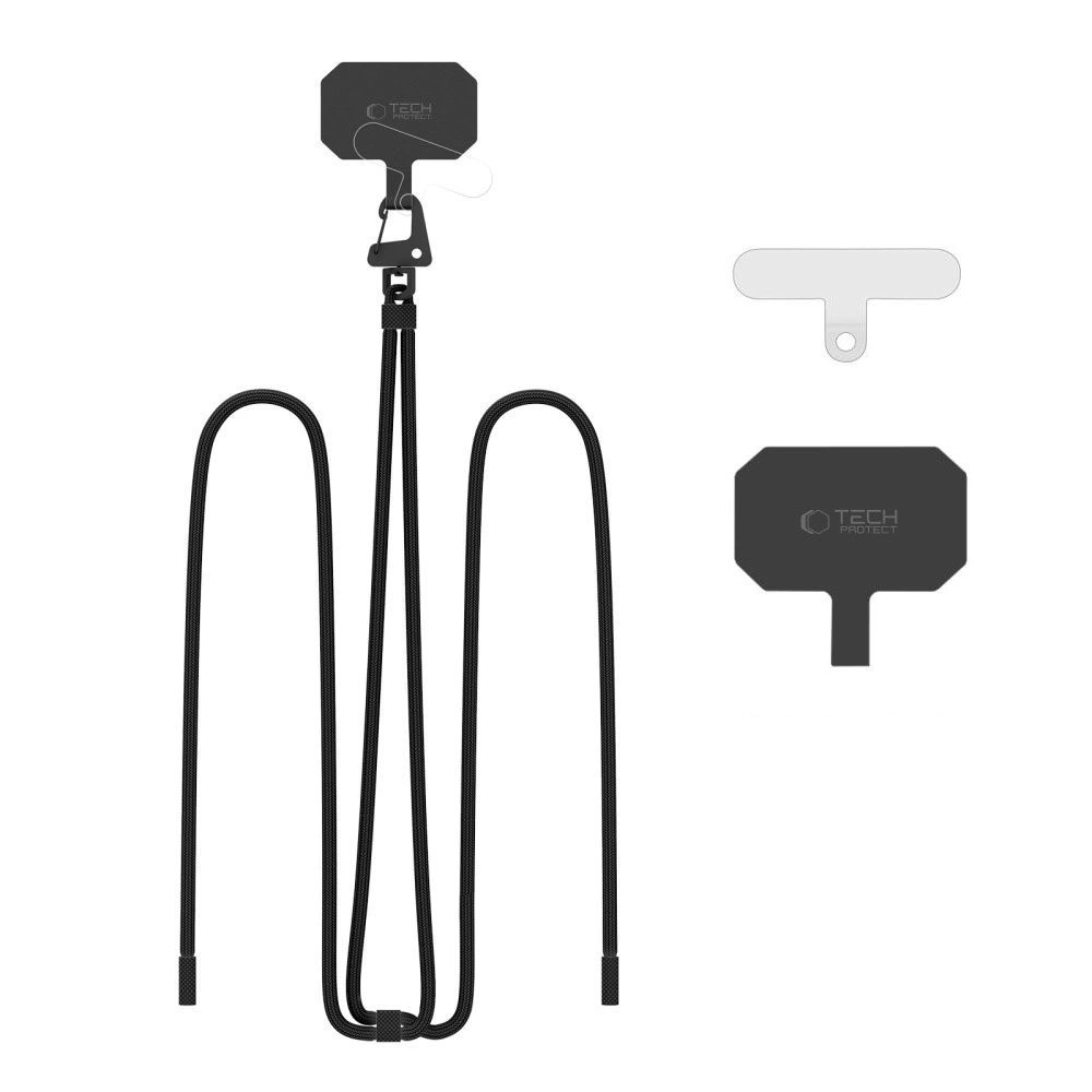 Tech-Protect C5S Rope Crossbody Strap Leash - Blackeng