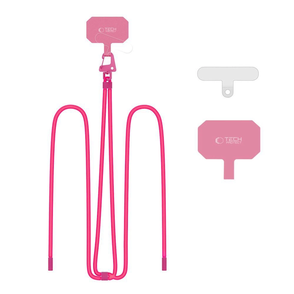 Tech-Protect C5S Rope Crossbody Strap Leash - Fuchsiaeng