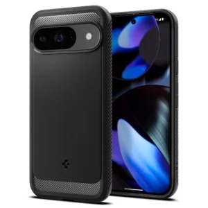 Spigen Rugged Armor Case for Google Pixel 9 / 9 Pro - Blackeng