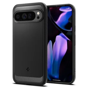 Spigen Rugged Armor Case for Google Pixel 9 Pro XL - Blackeng