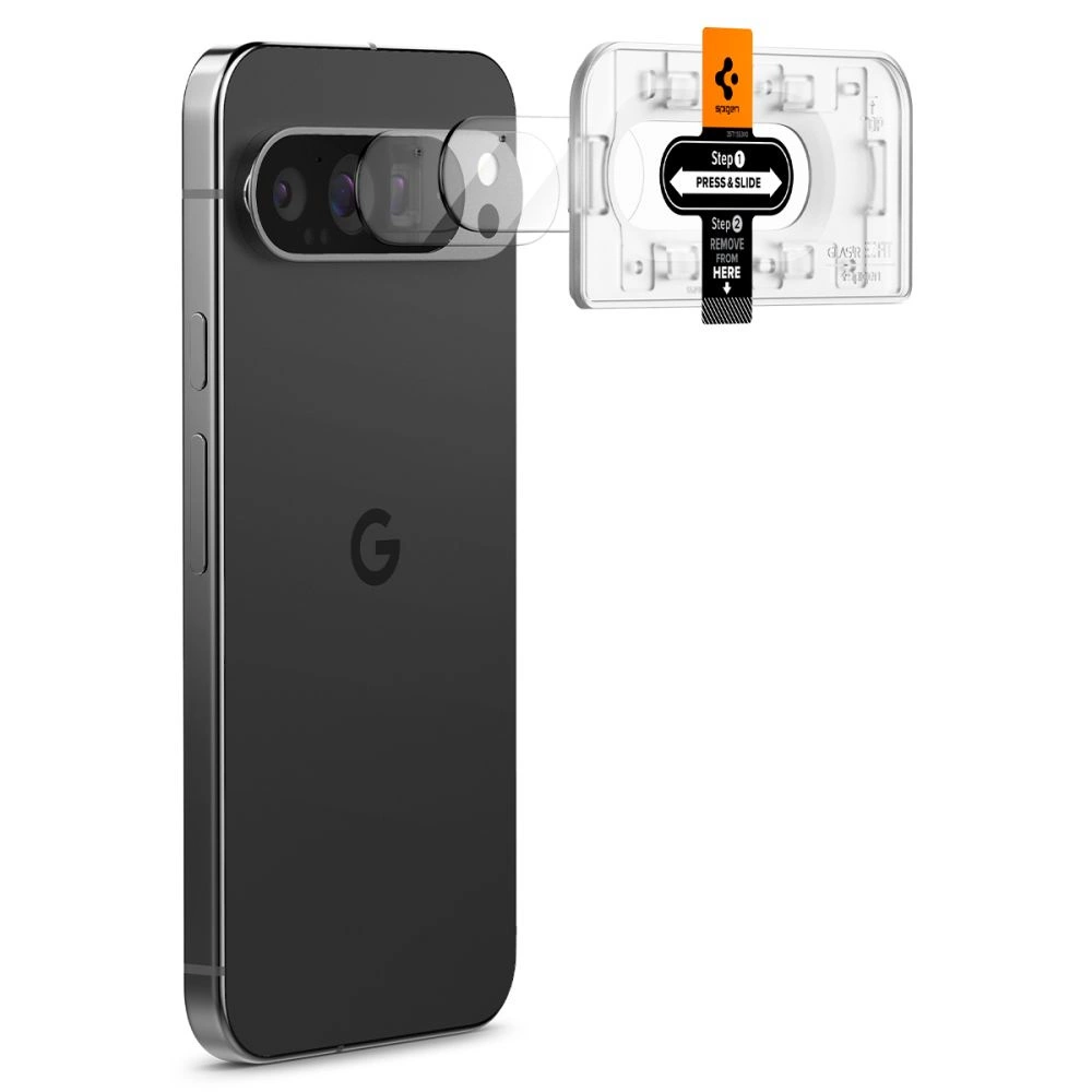 Spigen Optik.tR Ez Fit Tempered Glass Camera Screen Protector for Google Pixel 9 Pro XL (2-Pack)eng