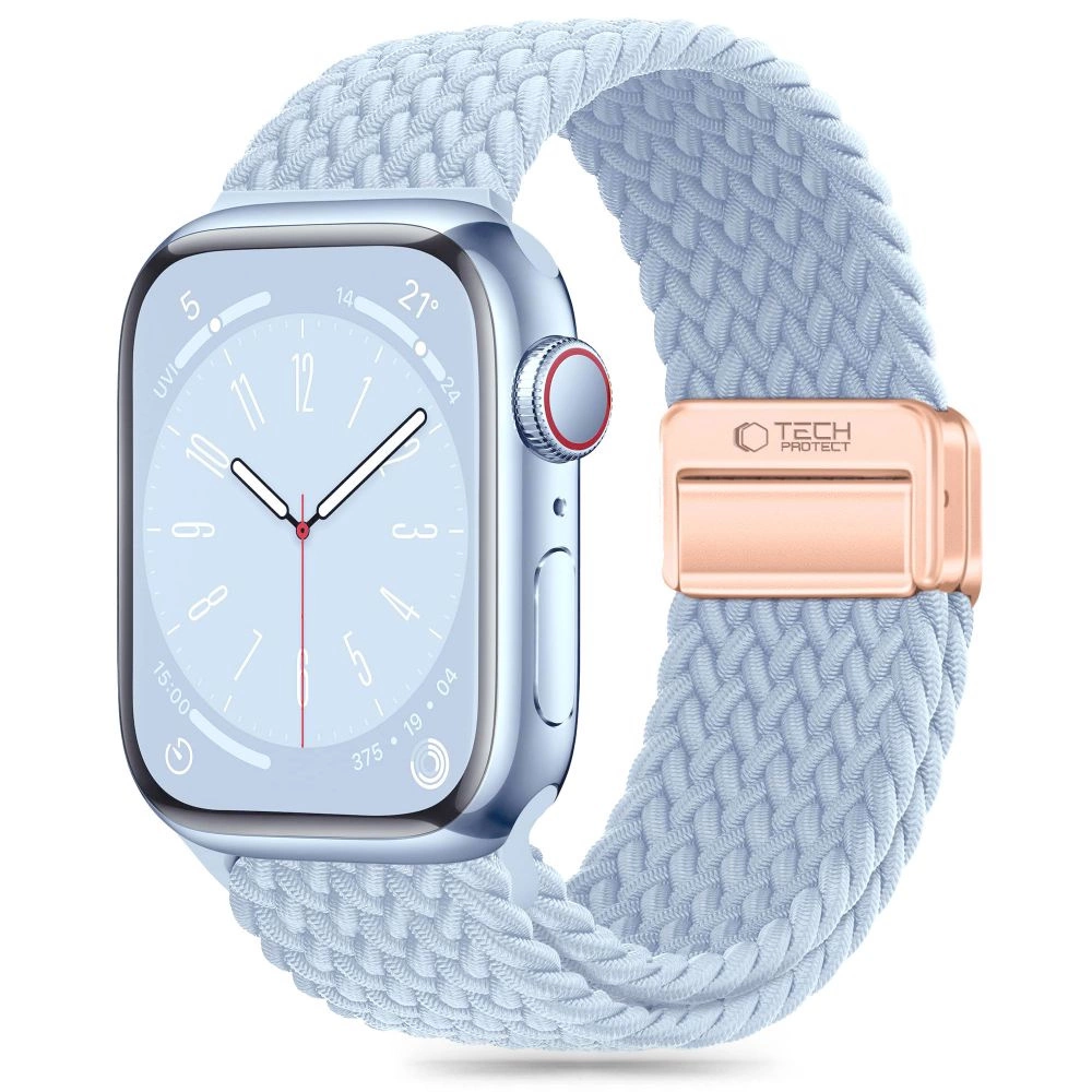 Tech-Protect Nylonmag Strap for Apple Watch 4 / 5 / 6 / 7 / 8 / 9 / SE (38 / 40 / 41 mm) - Blueeng