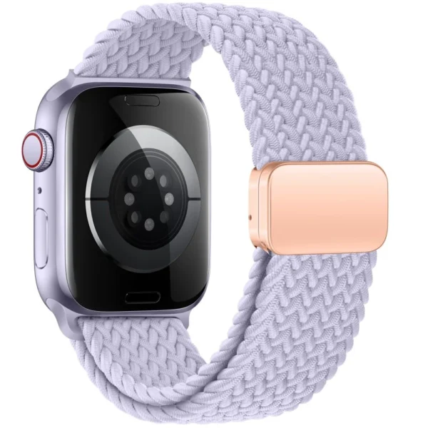 Tech-Protect Nylonmag Strap for Apple Watch 4 / 5 / 6 / 7 / 8 / 9 / SE (38 / 40 / 41 mm) - Purpleeng