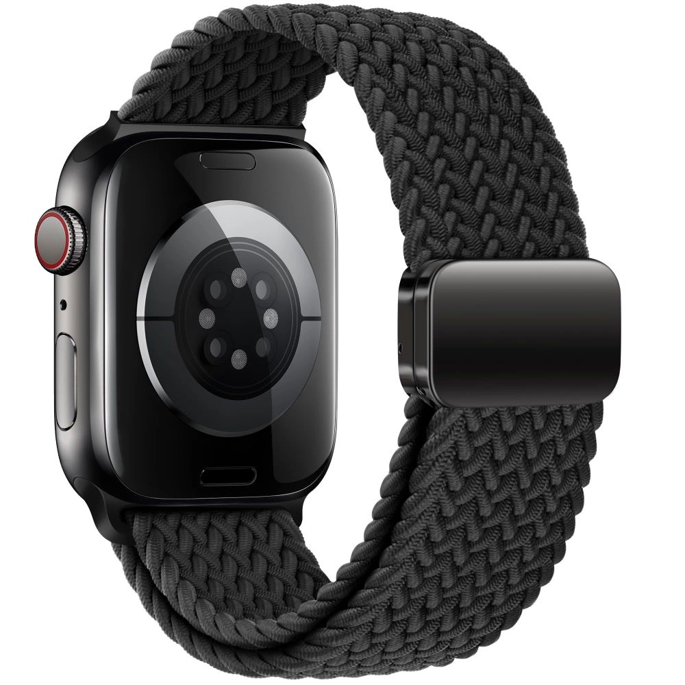 Tech-Protect Nylonmag Strap for Apple Watch 4 / 5 / 6 / 7 / 8 / 9 / SE (38 / 40 / 41 mm) - Blackeng