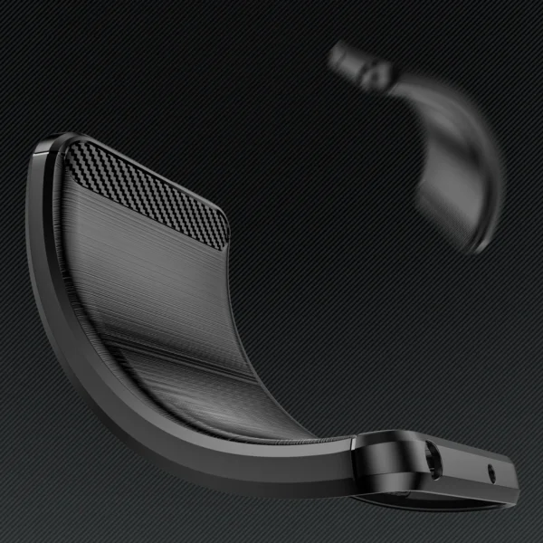 Carbon Case for iPhone 16 Silicone Case - Blackeng