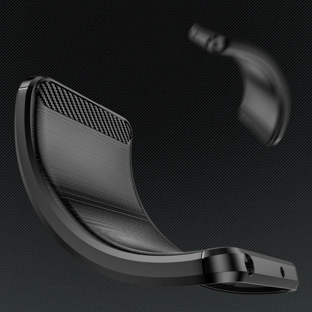 Carbon Case for iPhone 16 Plus Silicone Case - Blackeng