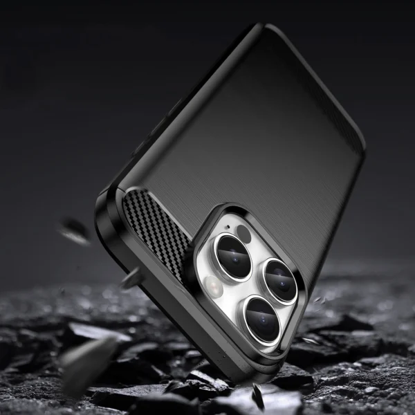 Carbon Case for iPhone 16 Pro - Blackeng