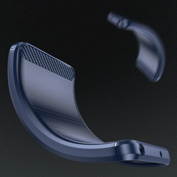 Carbon Case for iPhone 16 Silicone Case - Blueeng