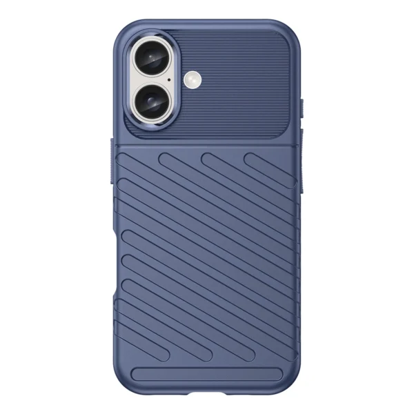 Thunder Case for iPhone 16 Plus Silicone Case - Blueeng