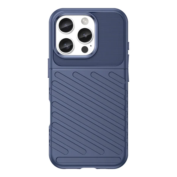 Thunder Case for iPhone 16 Pro Silicone Case - Blueeng