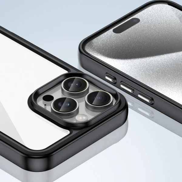 Outer Space Case with Gel Frame for iPhone 16 Pro - Blackeng