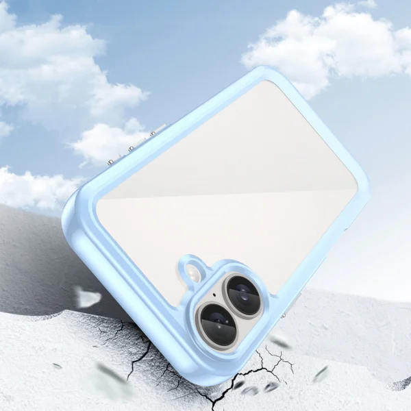Outer Space Case with Gel Frame for iPhone 16 Plus - Blueeng