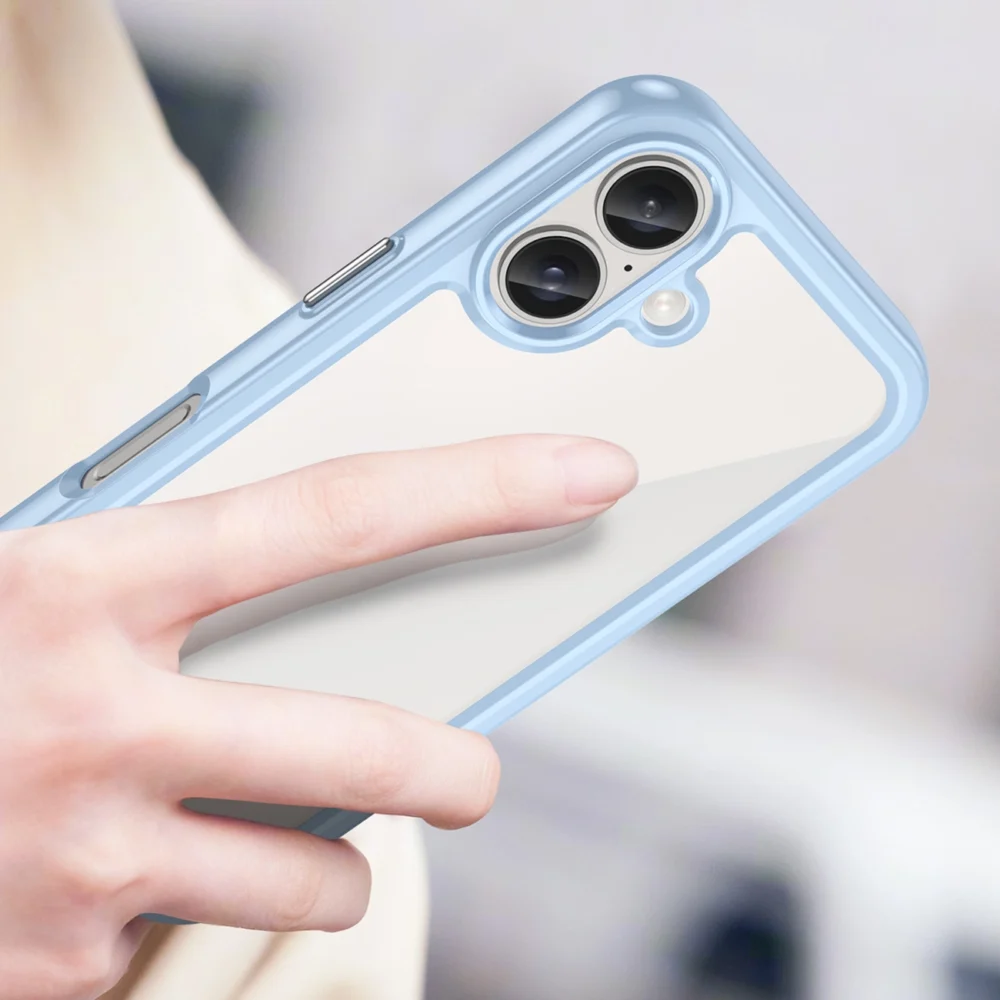 Outer Space Case with Gel Frame for iPhone 16 Plus - Blueeng