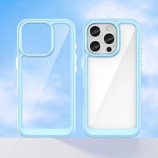 Outer Space Case with Gel Frame for iPhone 16 Pro - Blueeng