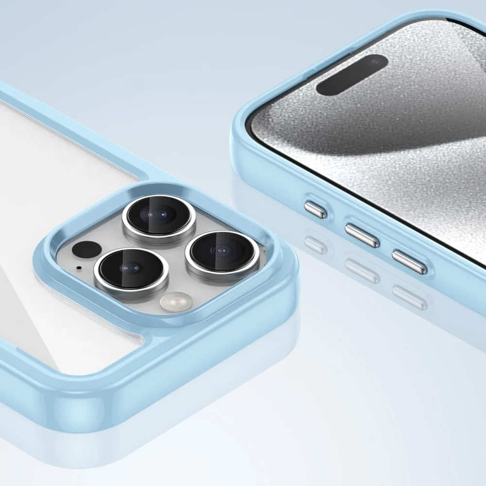 Outer Space Case with Gel Frame for iPhone 16 Pro Max - Blueeng