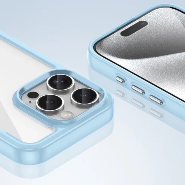 Outer Space Case with Gel Frame for iPhone 16 Pro Max - Blueeng