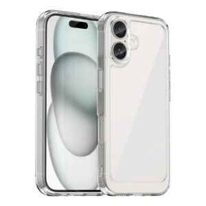 Outer Space Case with Gel Frame for iPhone 16 - Cleareng