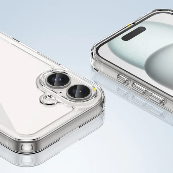 Outer Space Case with Gel Frame for iPhone 16 - Cleareng