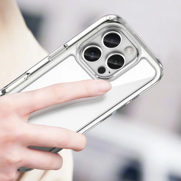 Outer Space Case with Gel Frame for iPhone 16 Pro - Cleareng