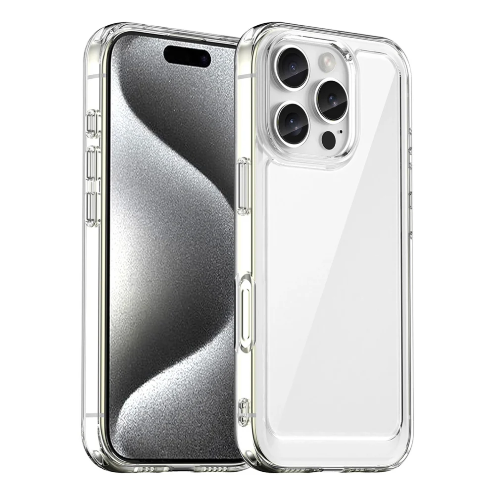 Outer Space Case with Gel Frame for iPhone 16 Pro Max - Cleareng