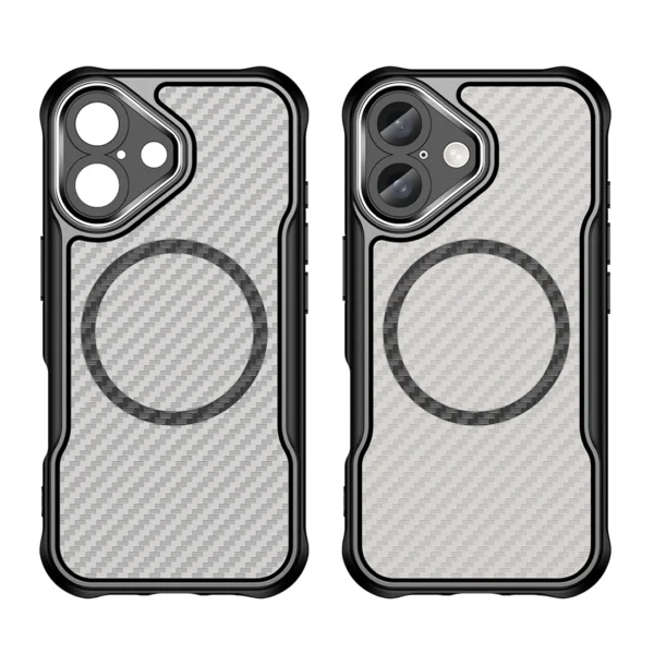 Leading Series MagSafe Silicone Case for iPhone 16 - Blackeng