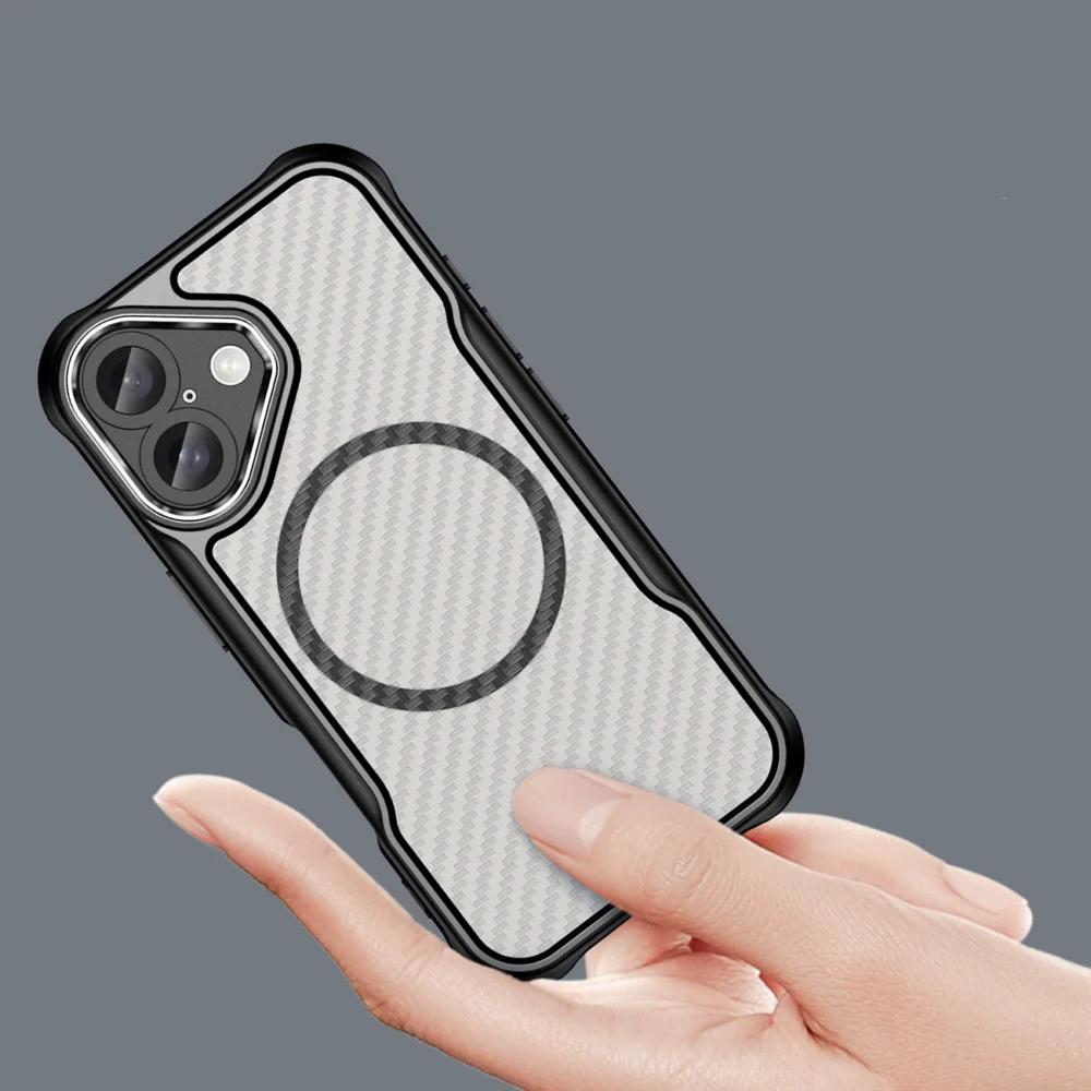 Leading Series MagSafe Silicone Case for iPhone 16 - Blackeng
