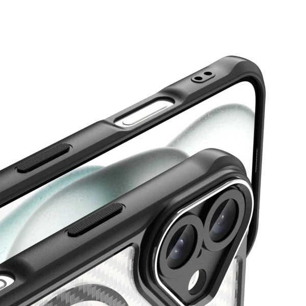 Leading Series MagSafe Silicone Case for iPhone 16 - Blackeng