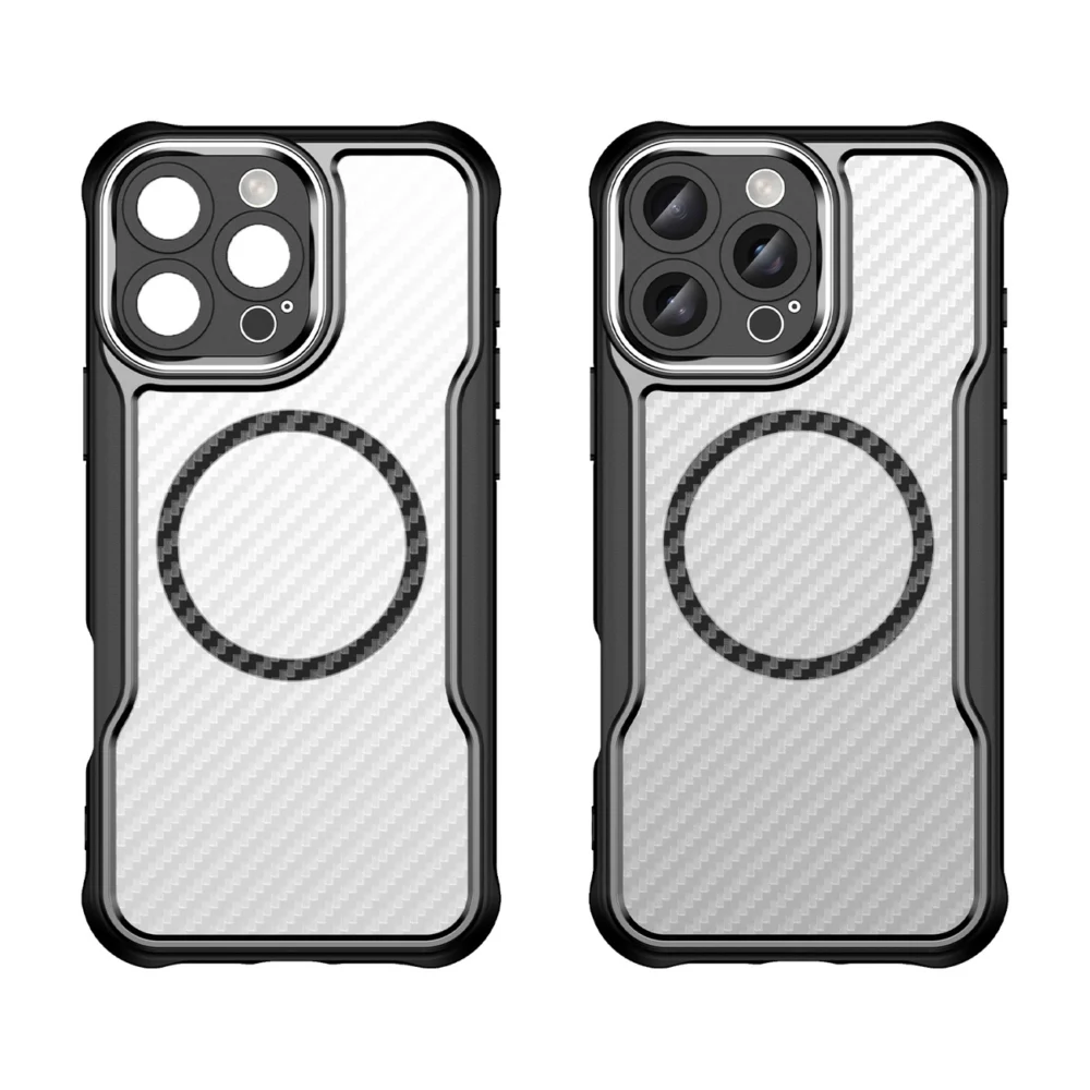 Leading Series MagSafe Silicone Case for iPhone 16 Pro Max - Blackeng